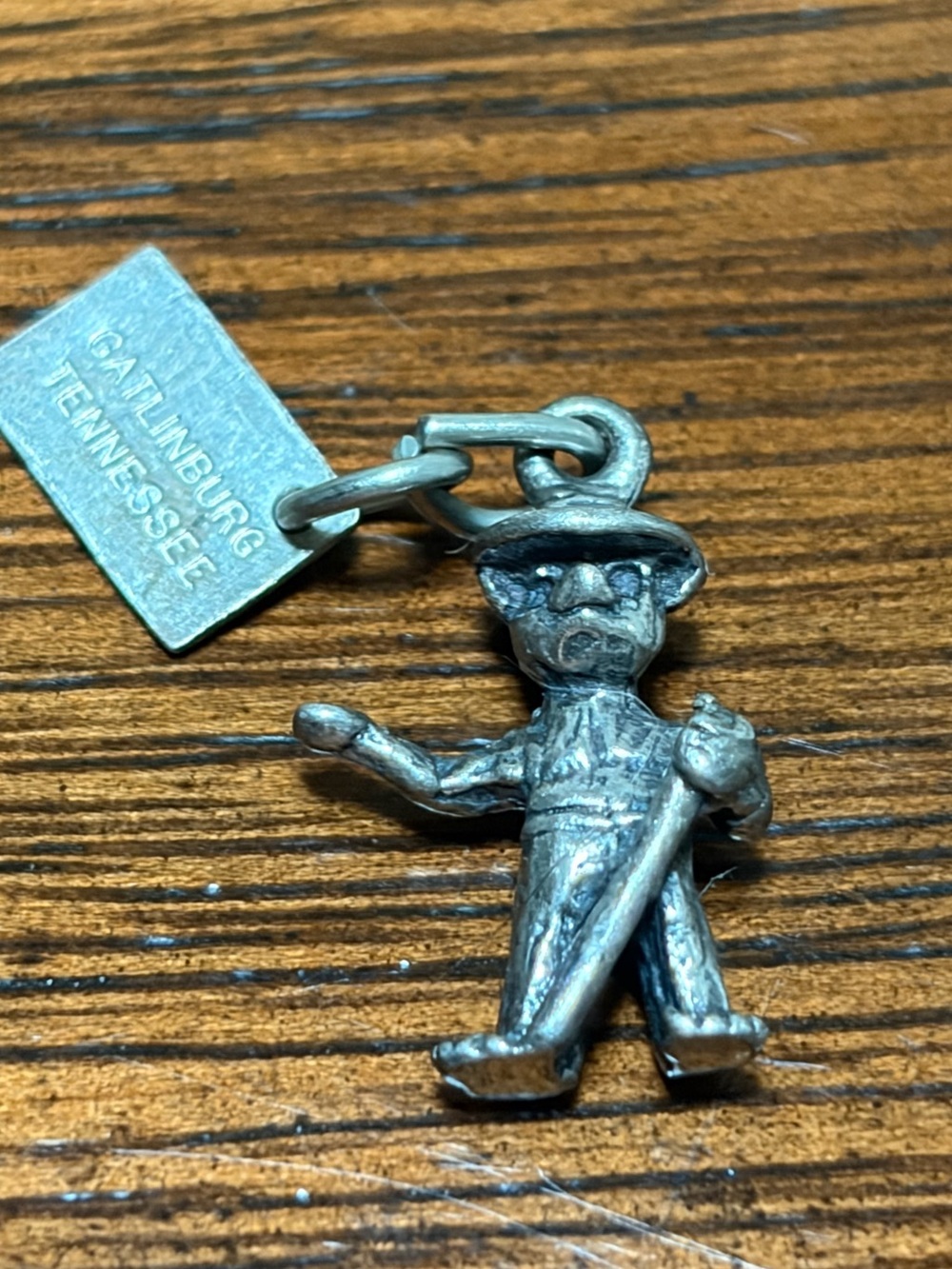 Vintage Tennessee Smokey the Bear sterling charm